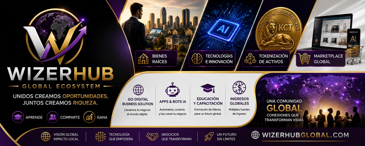 WizerHub Global Ecosystem — Real Estate, AI, Tokenization, Marketplace