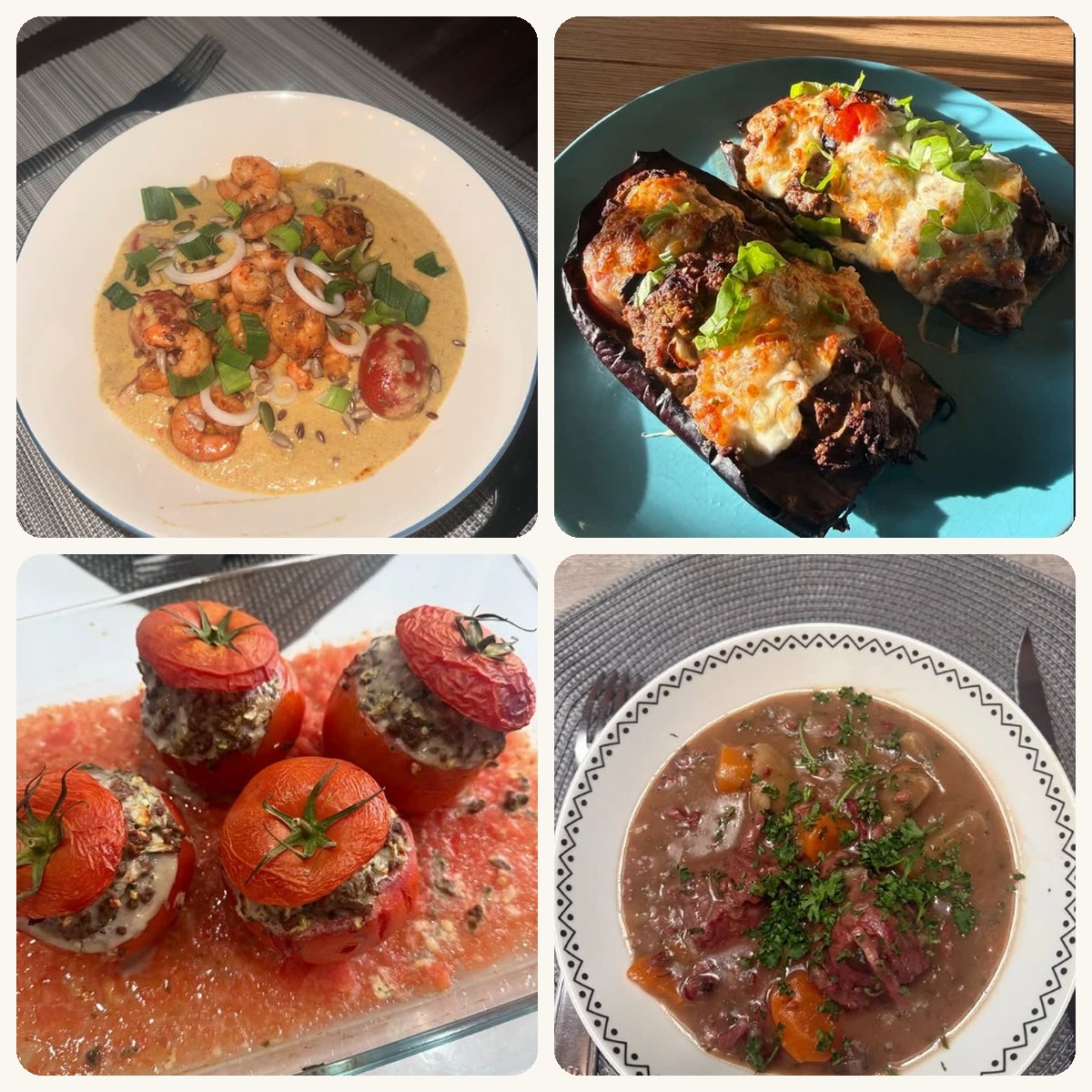 Un repas des menus du guide du mois