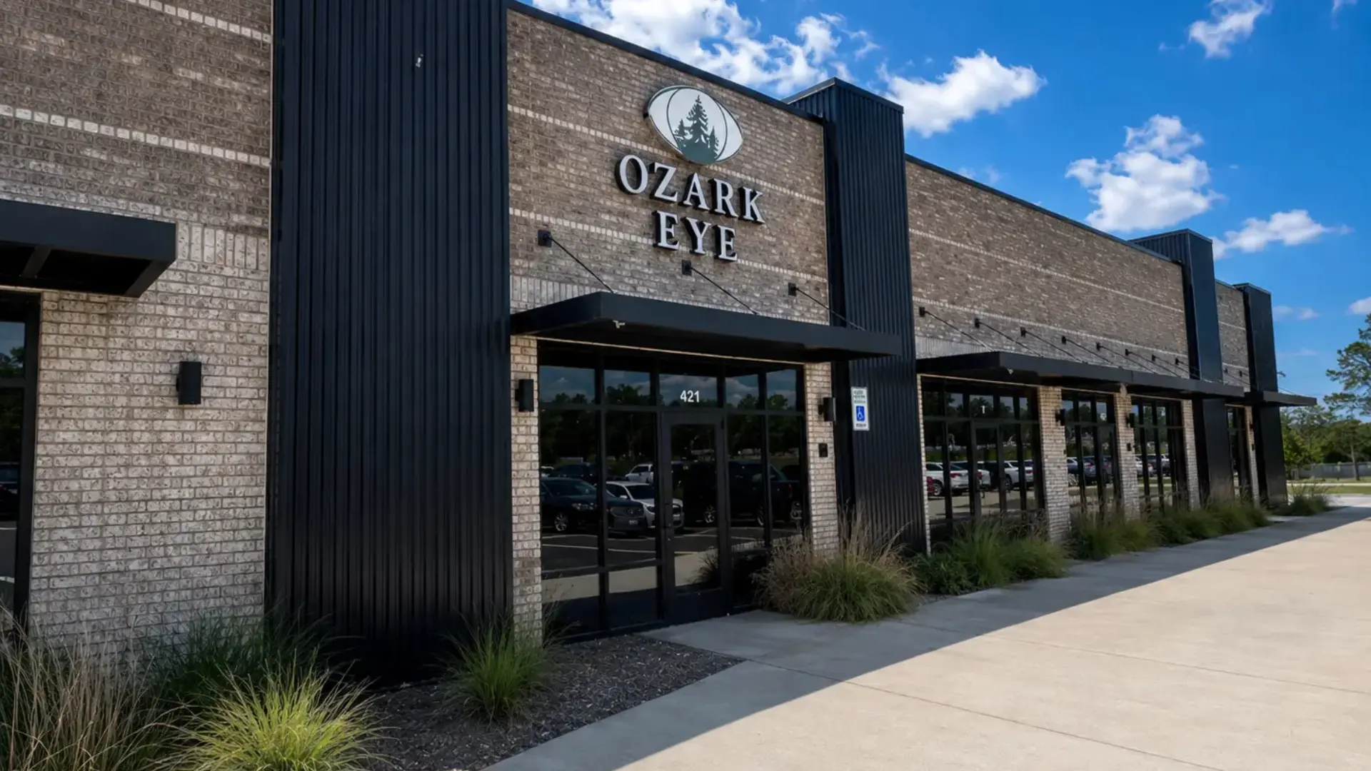Ozark Eye optometry practice exterior in Pea Ridge, Arkansas