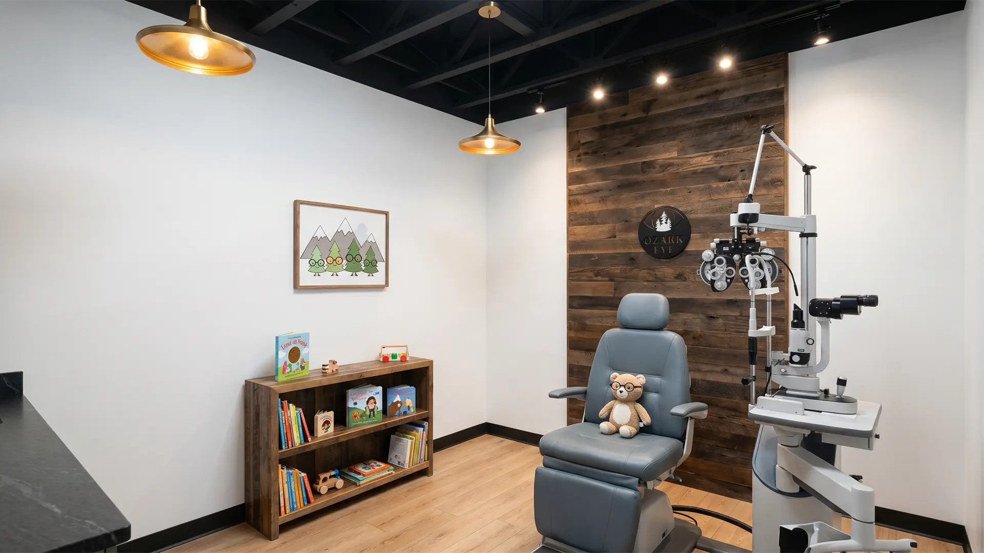 Pediatric eye exam at Ozark Eye in Pea Ridge