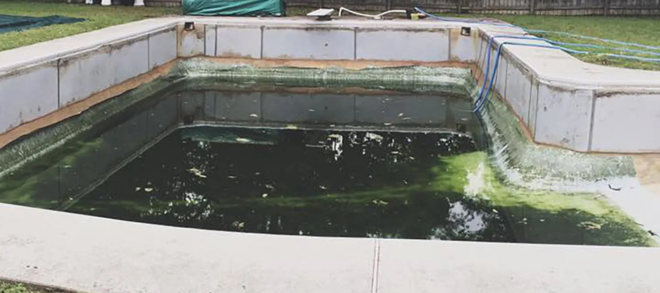Pool Vinyl Liner Replacement Before photo