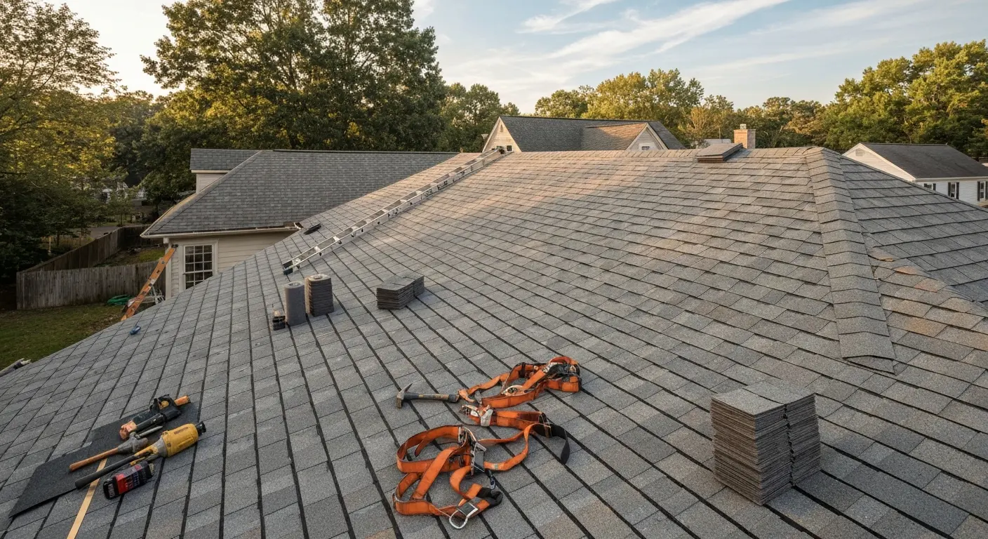 Roof replacement project