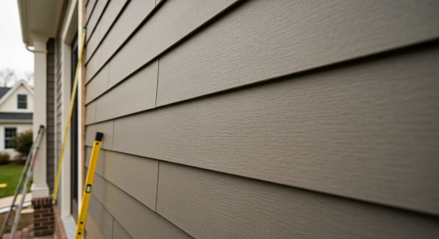 Siding installation on Manassas home