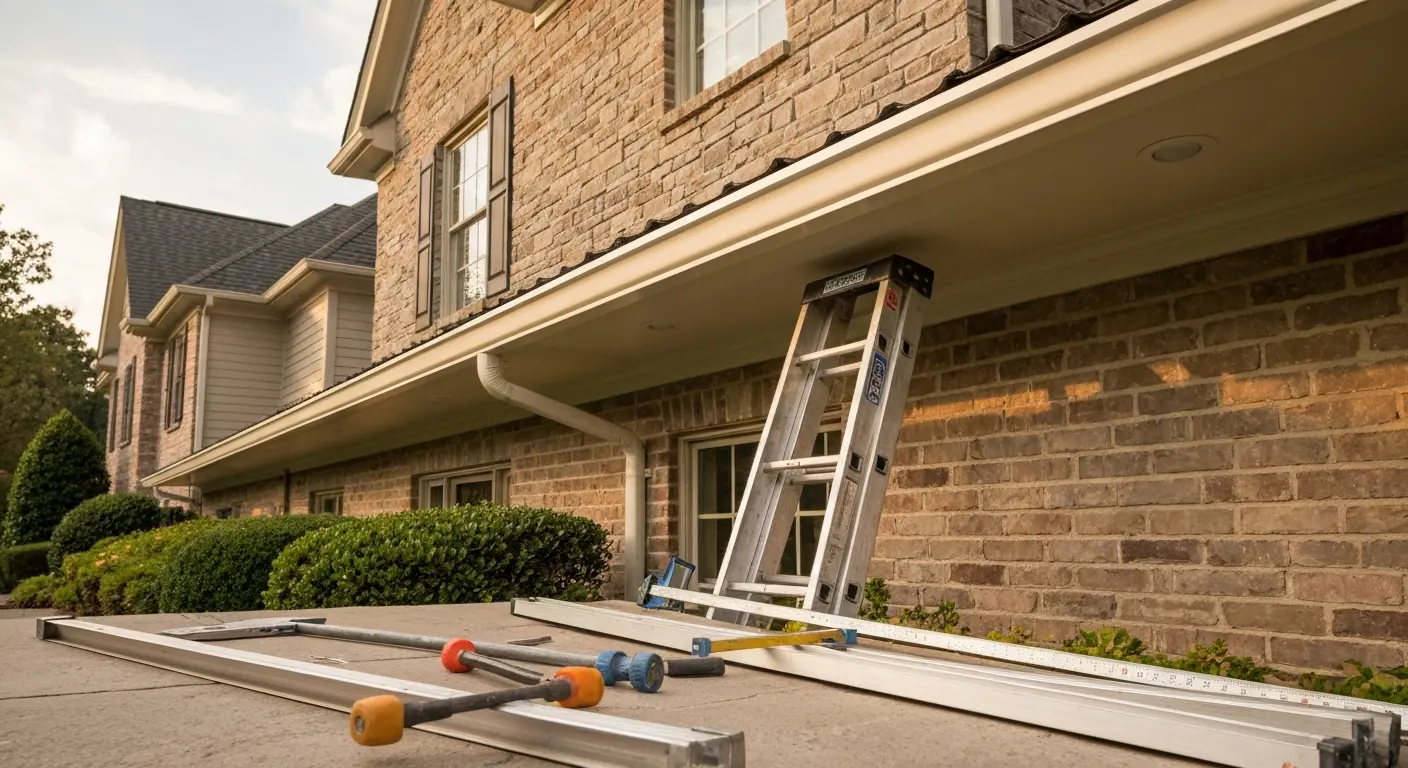 Gutter work in McLean