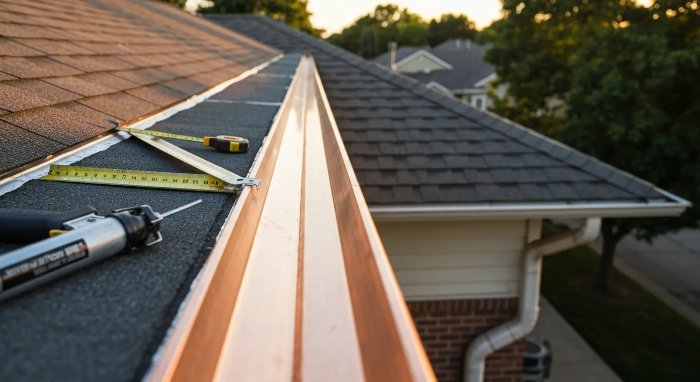 Gutter and flashing replacement