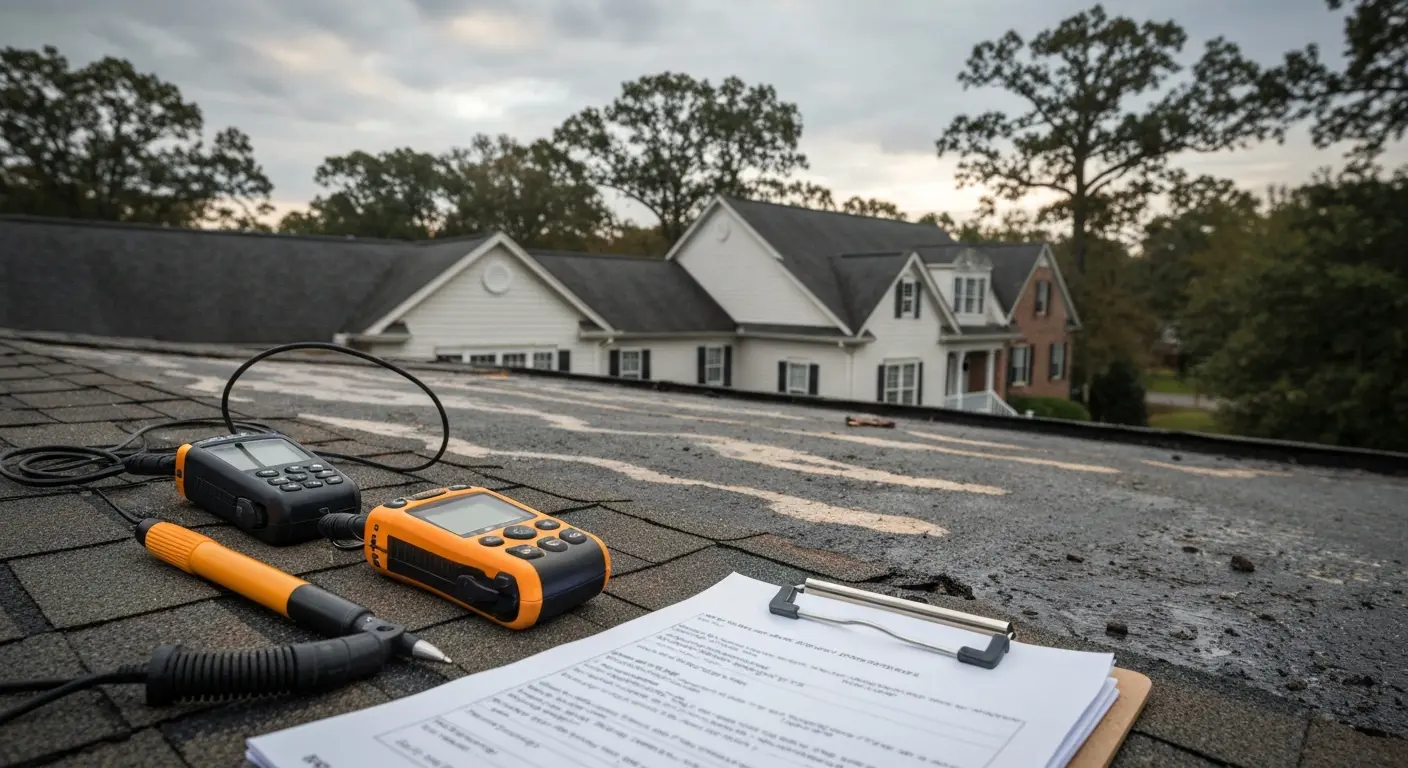 Storm damage inspection