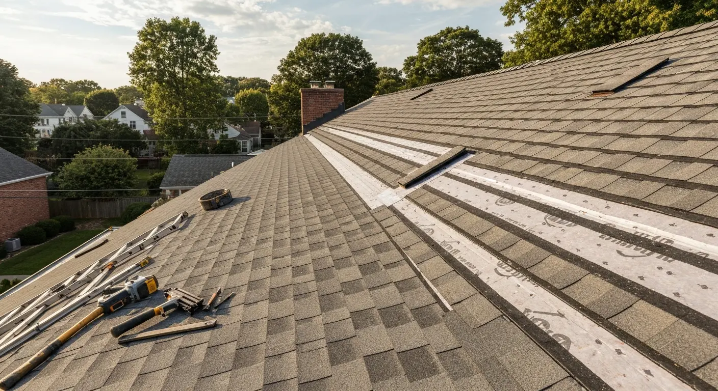 Roof replacement project