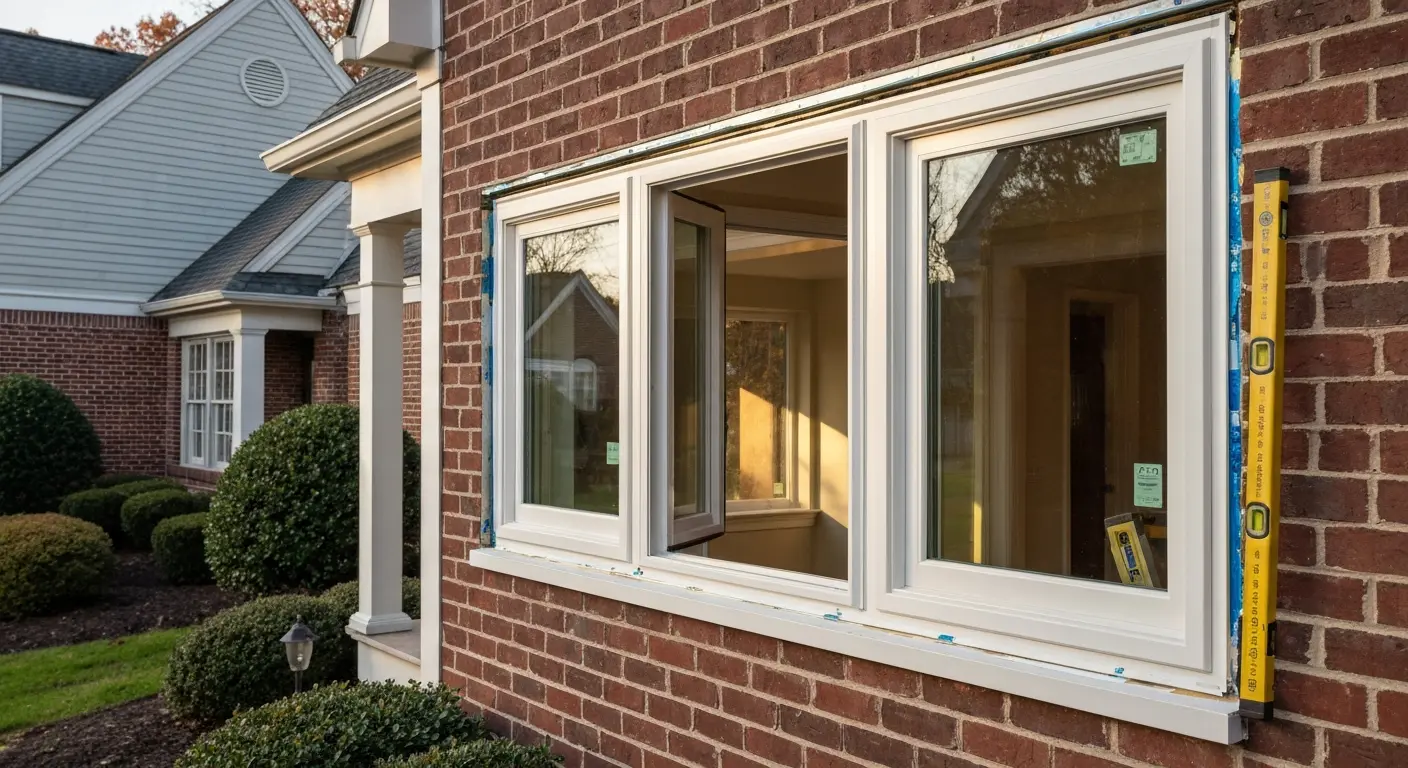 Casement window installation