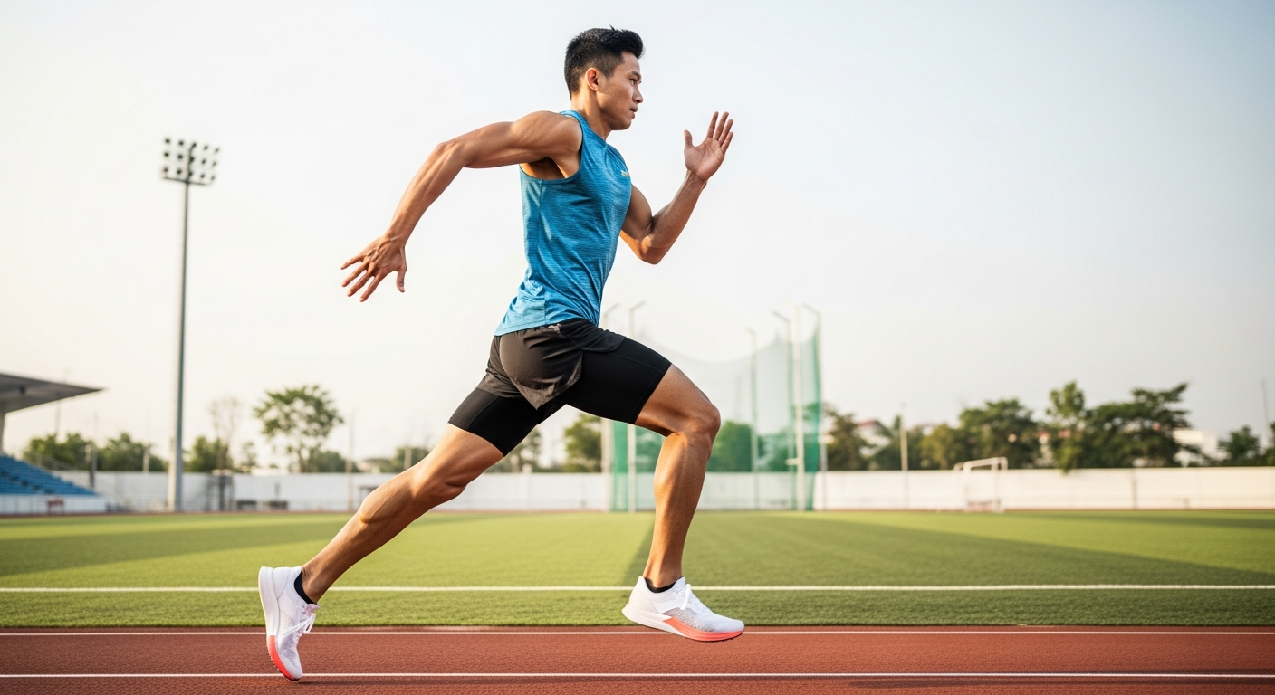 Kiểm soát dáng chạy cơ sinh học và nhịp tim khi chạy marathon nửa sau