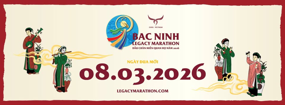 Giải chạy Bac Ninh Legacy Marathon 2026 Giải chạy Bac Ninh Legacy Marathon 2026