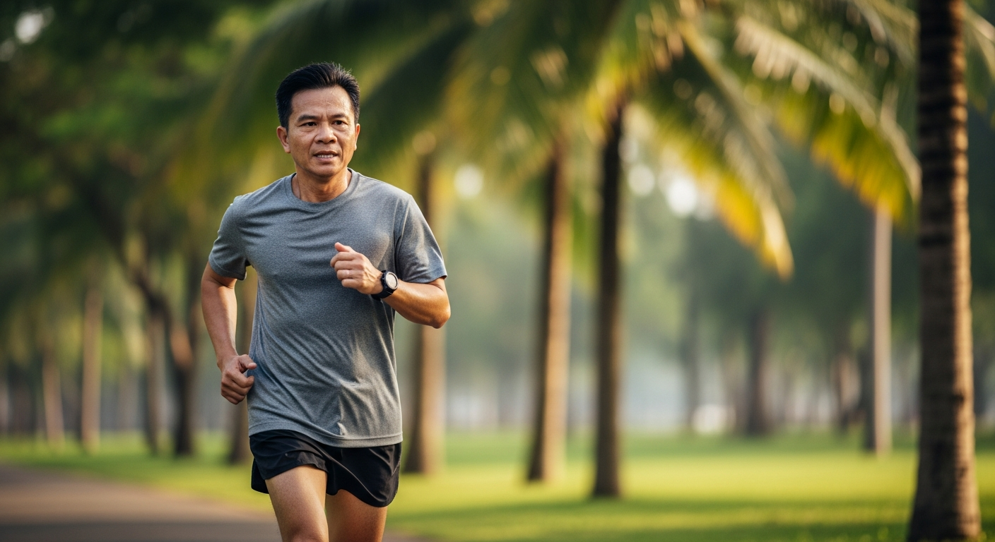 Chạy bộ tuổi 40 không hề muộn