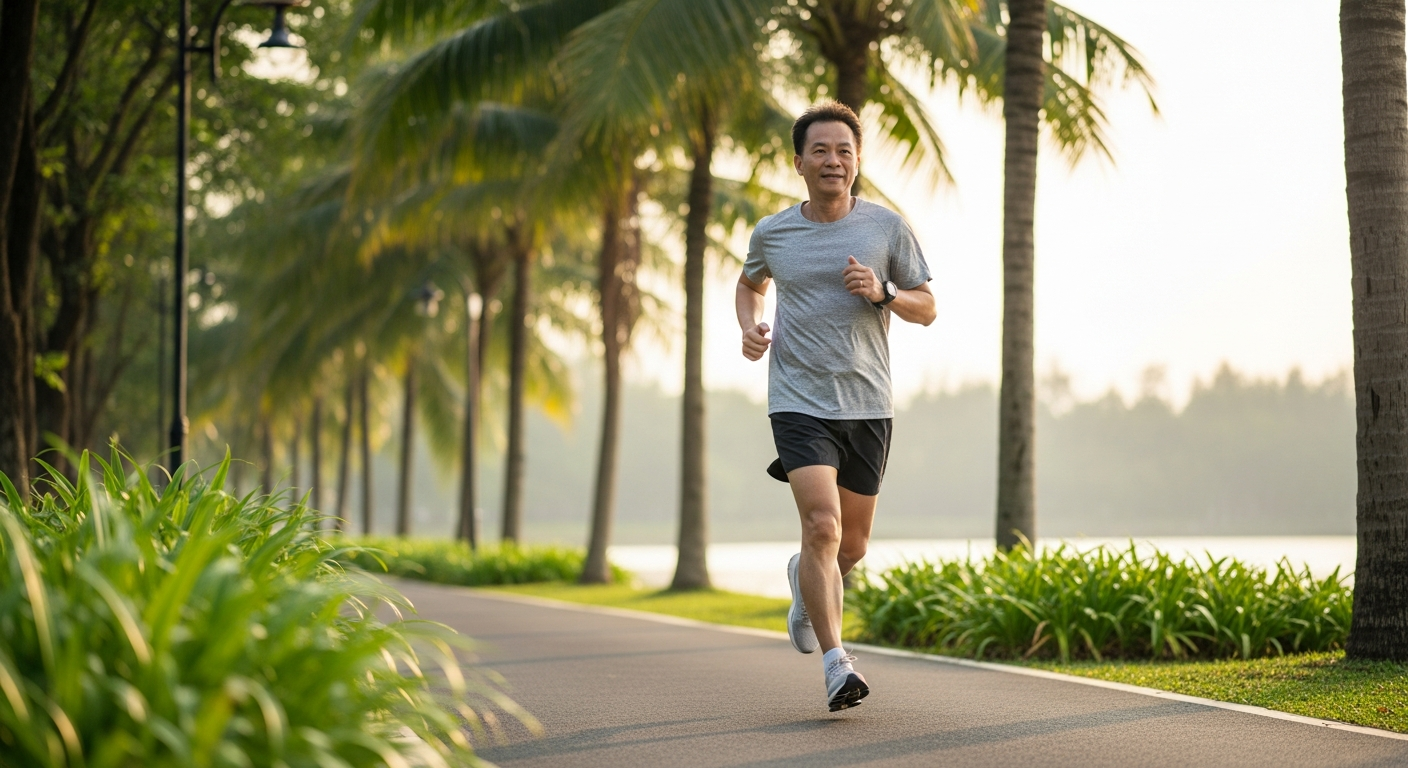 Minh họa kỹ thuật tiếp đất và nhịp bước cadence khi chạy bộ