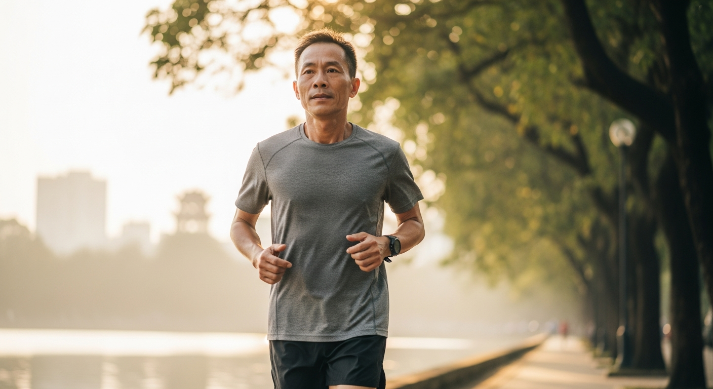 Biểu đồ các vùng nhịp tim khi chạy bán marathon 21km