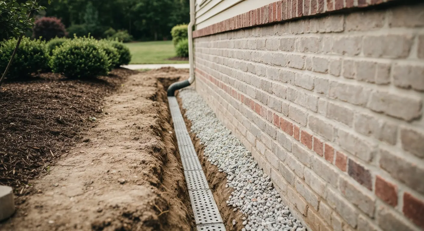 Wall drainage system