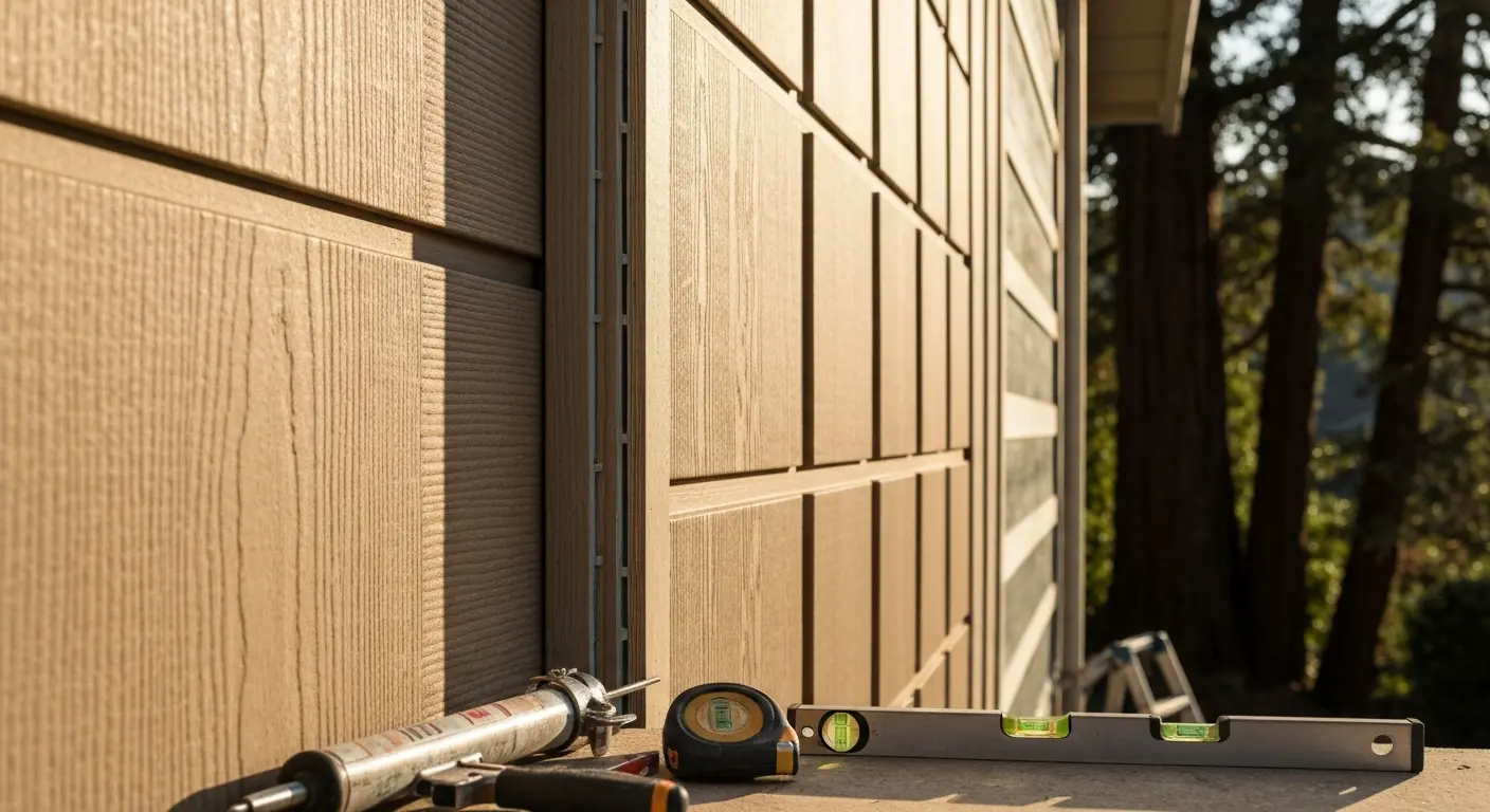 Siding repair project