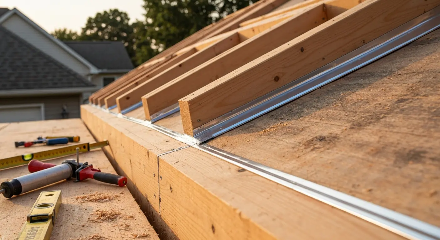 Wood replacement and flashing installation