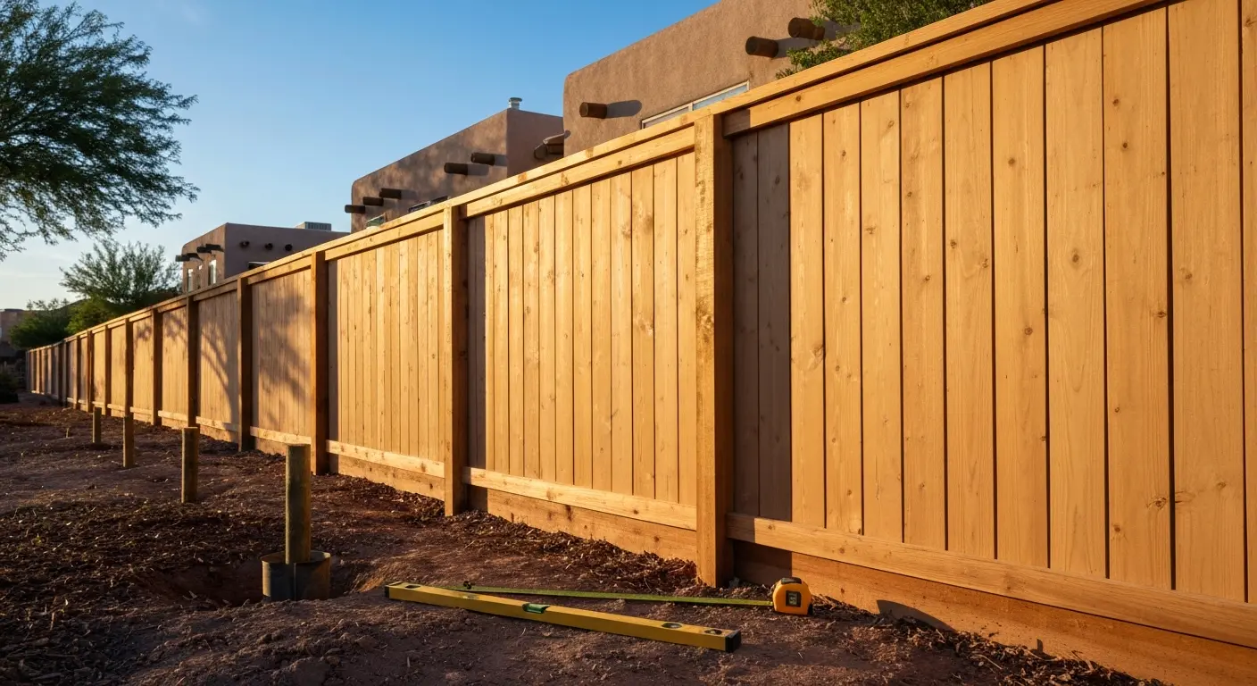 Fence installation project