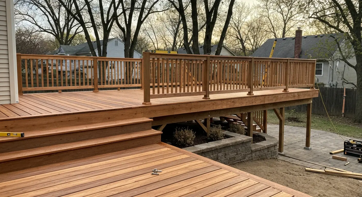 Multi-level deck project