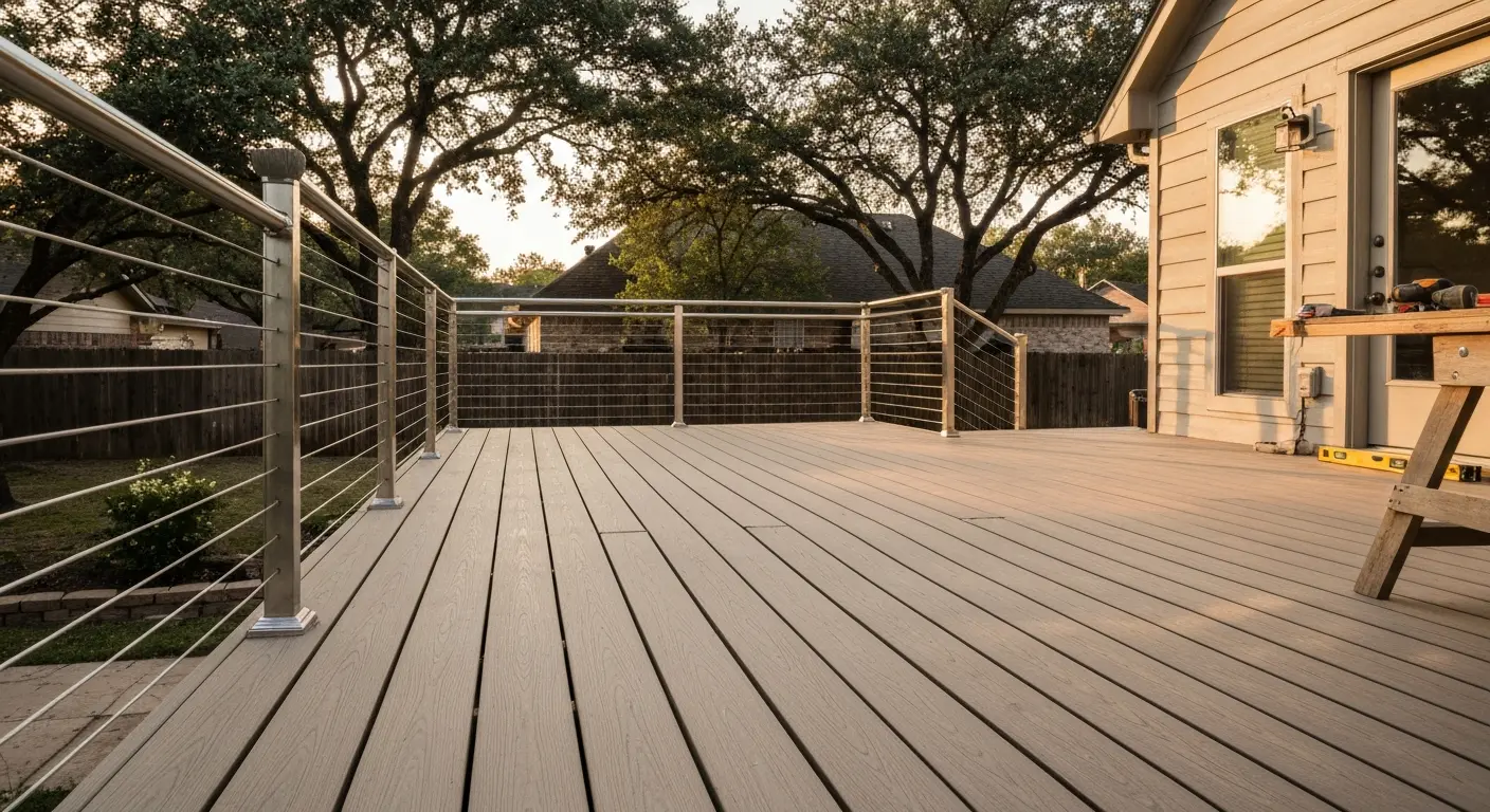 Residential deck construction