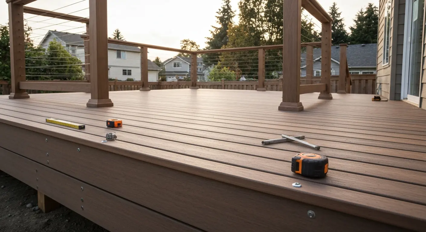 Deck construction project