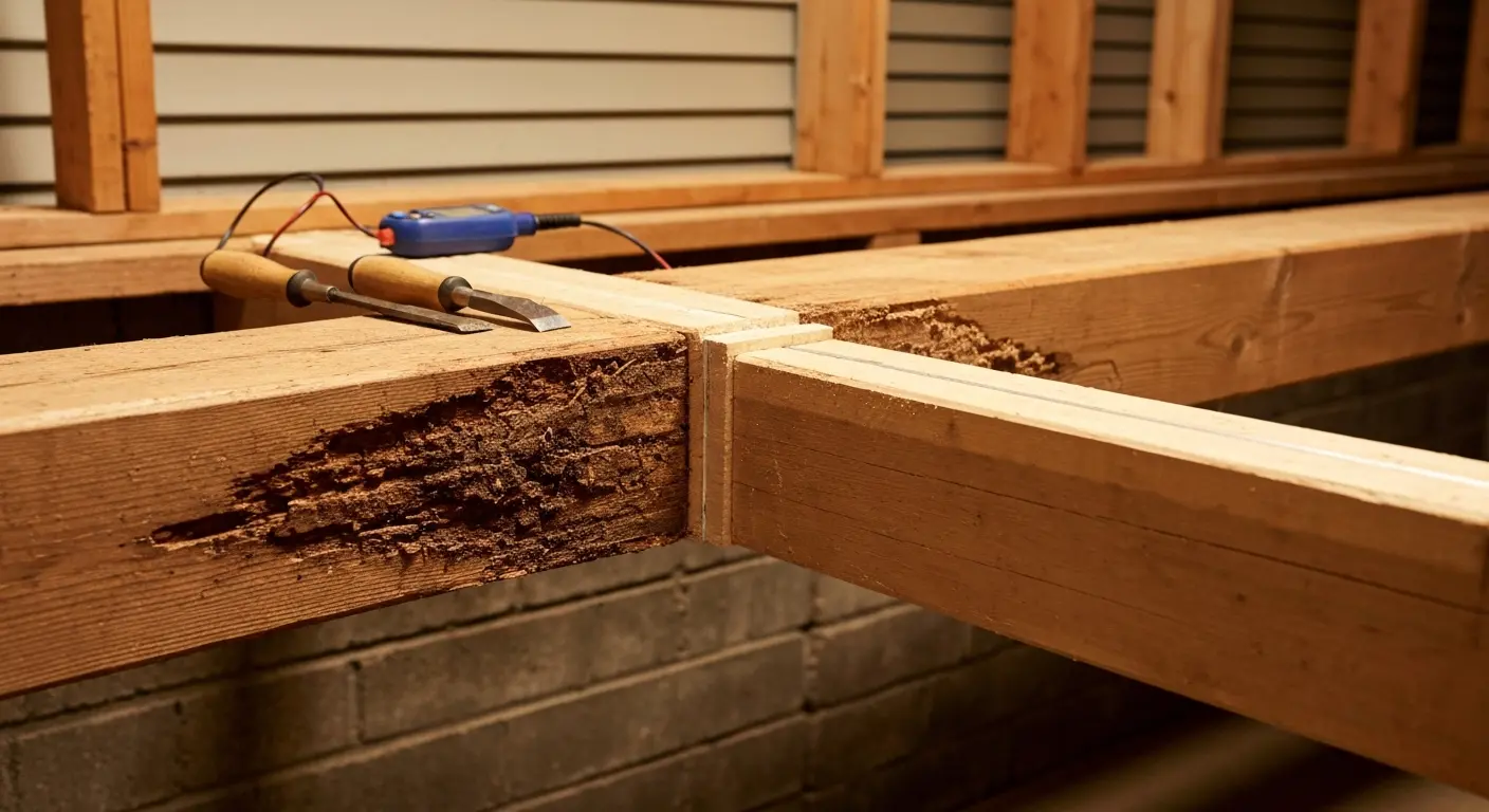 Water damage and rot repair