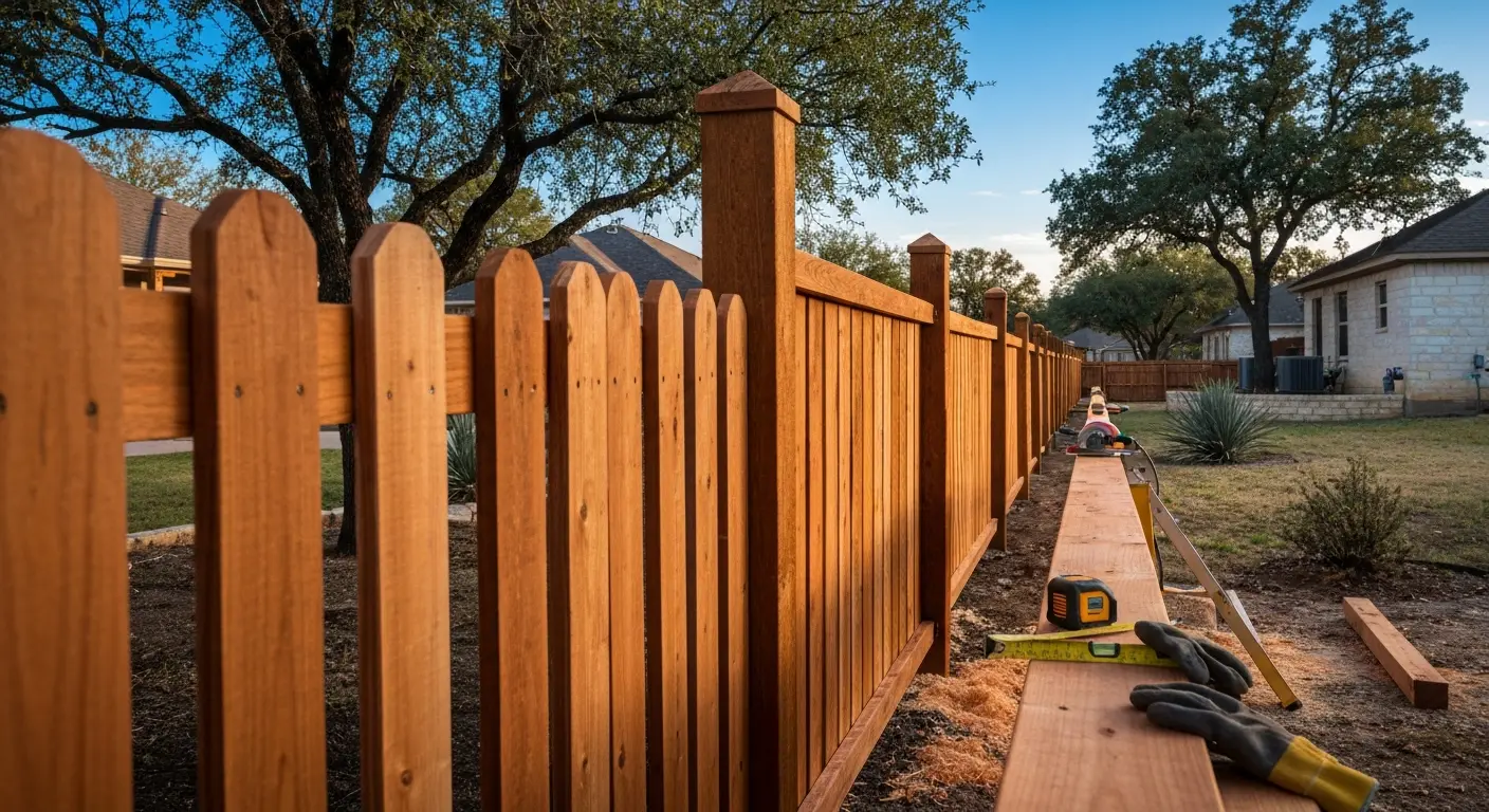 Residential fence