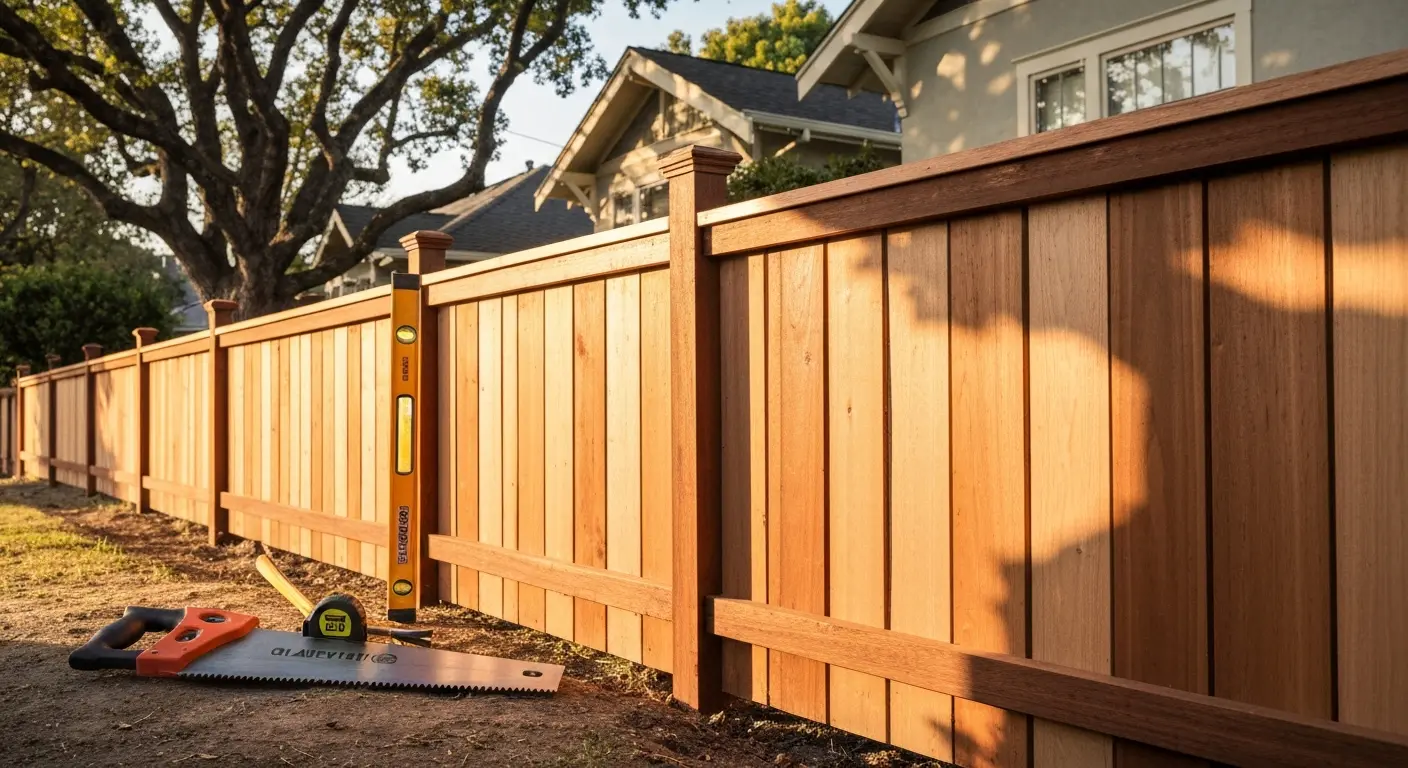 Fence installation project