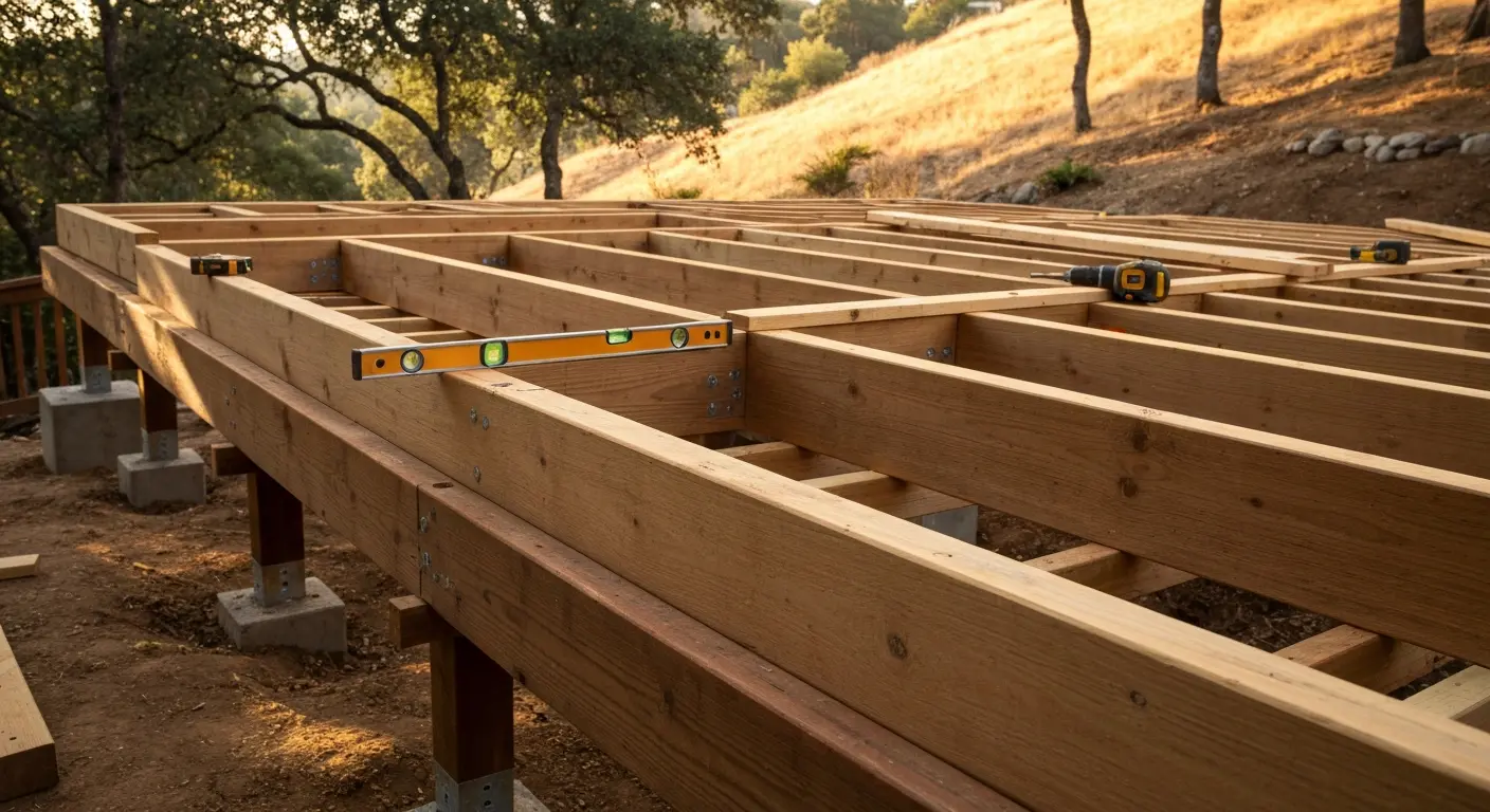 Deck construction in Orinda