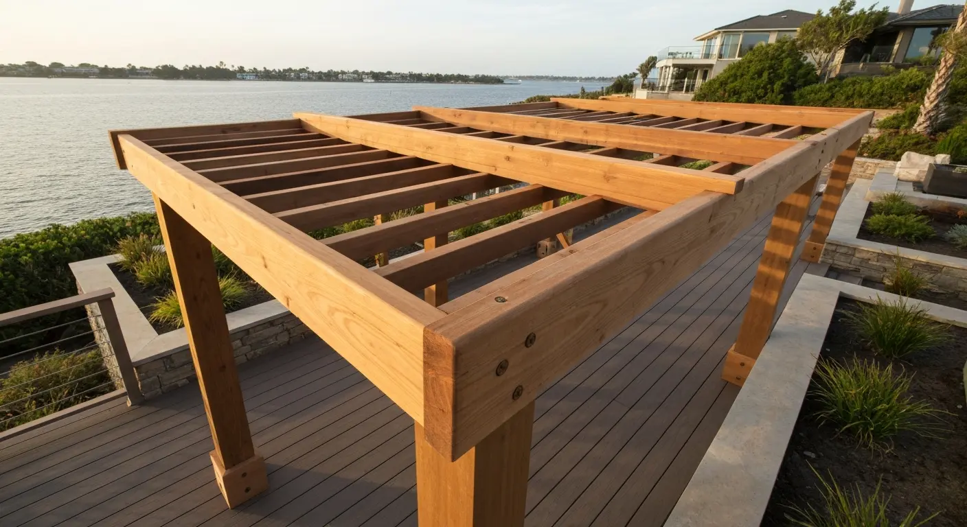 Pergola installation