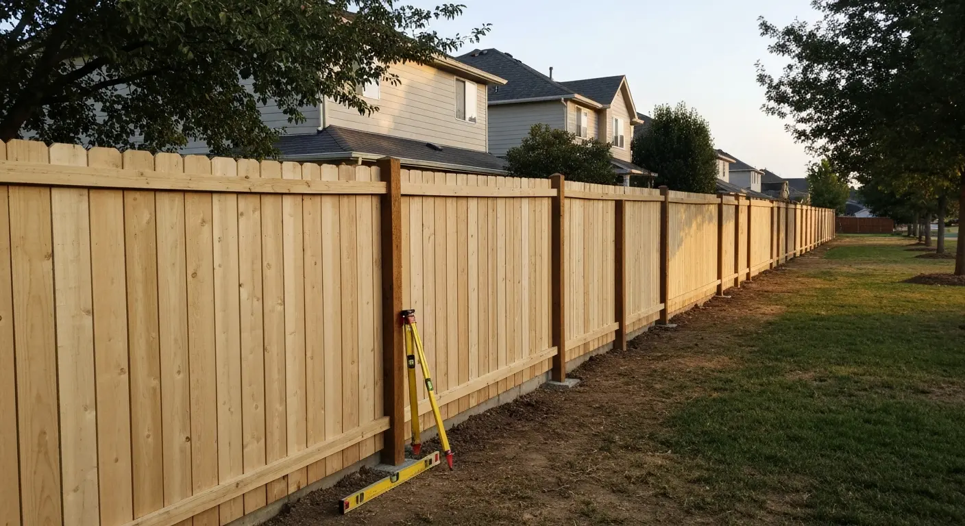 Fence installation