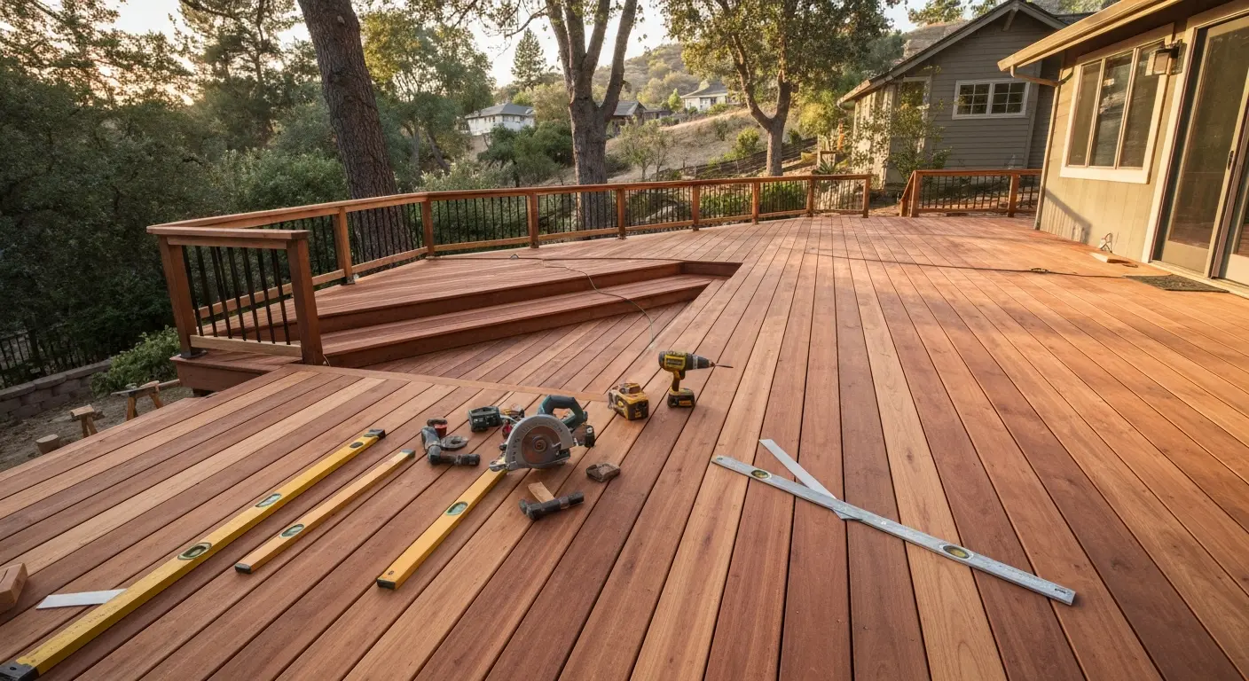 Custom deck installation