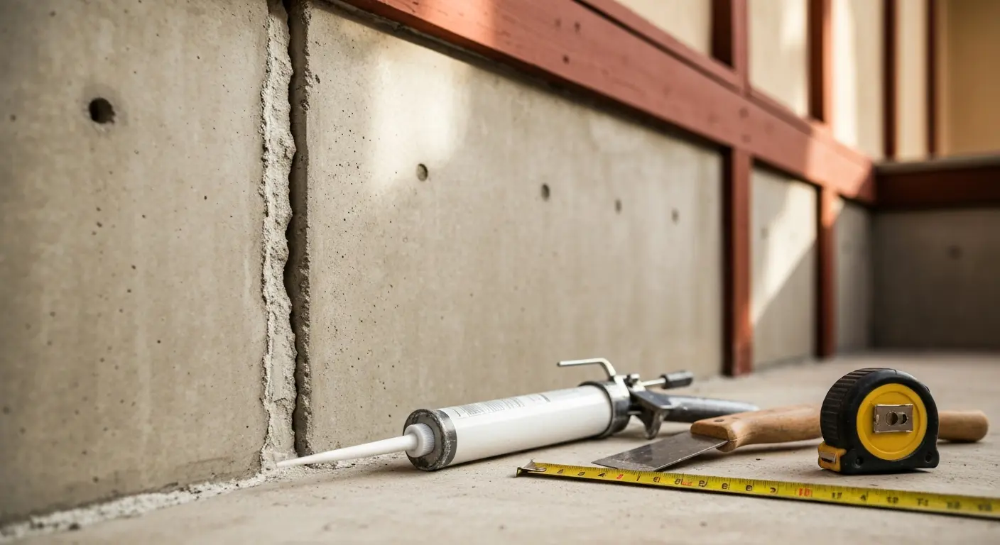 Foundation crack repair