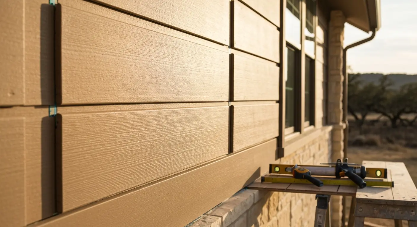 Fiber cement siding installation