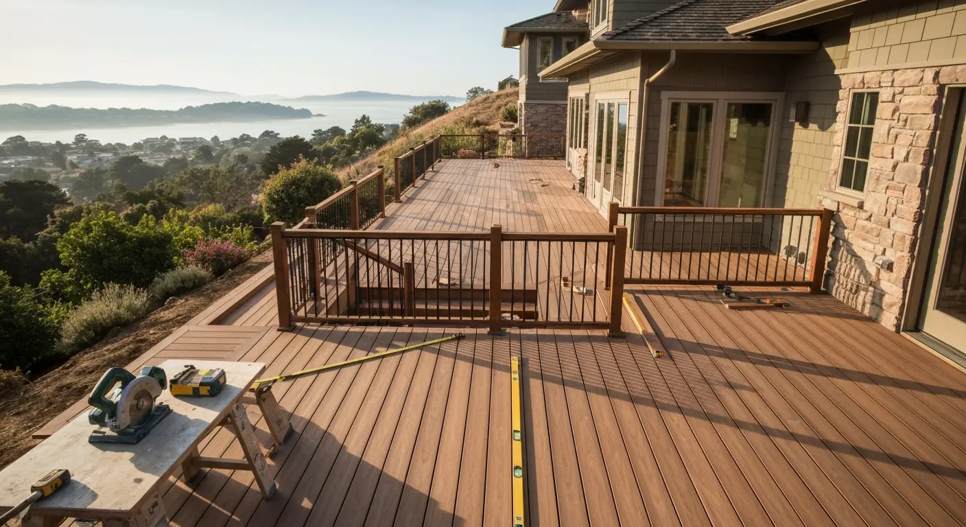 Deck construction project