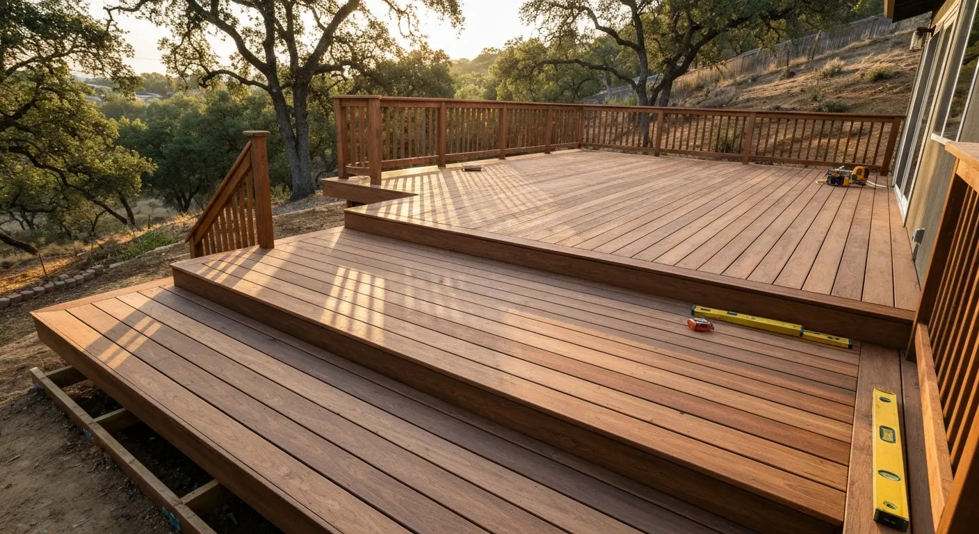 Deck construction project