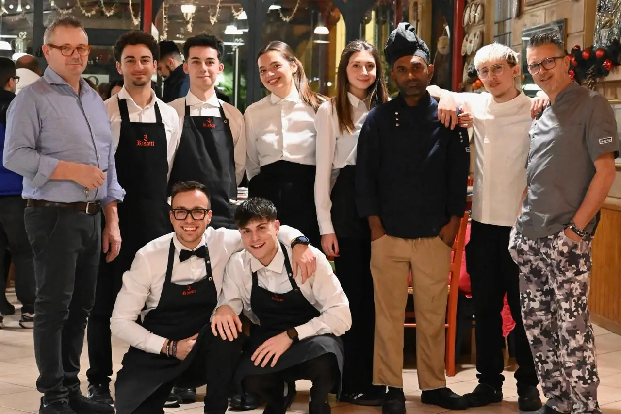 Il team di Tre Risotti nel cuore della Valganna