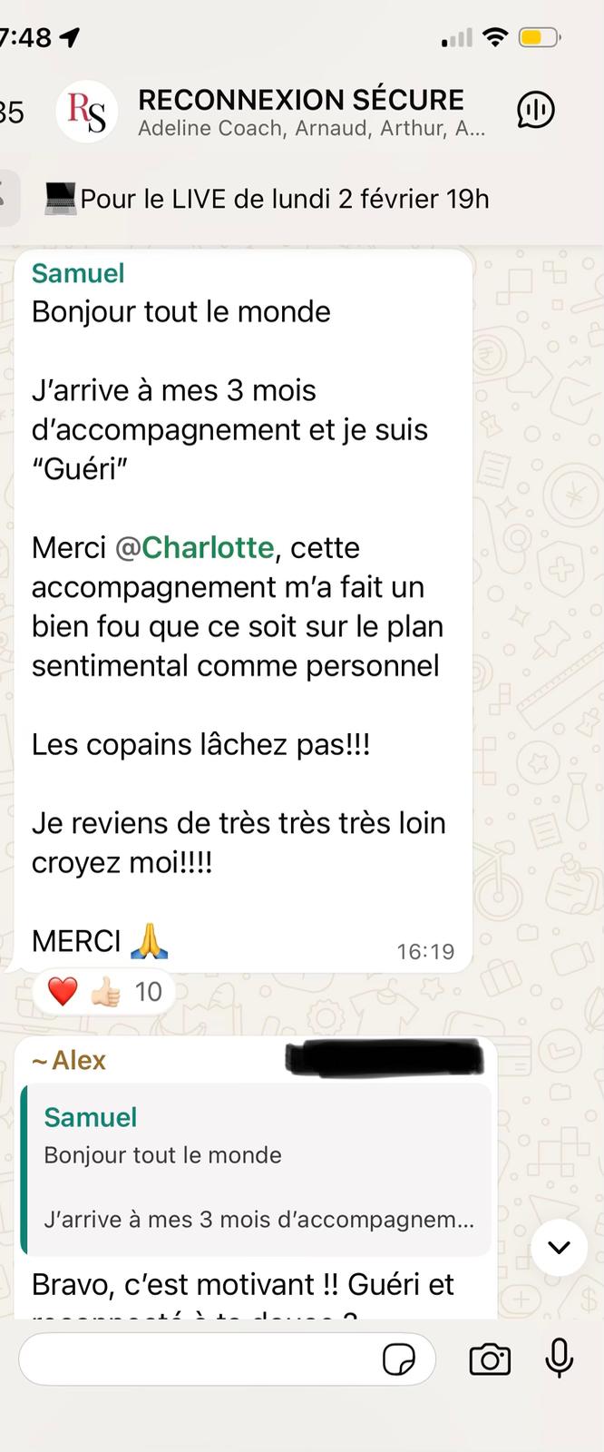 Témoignage client