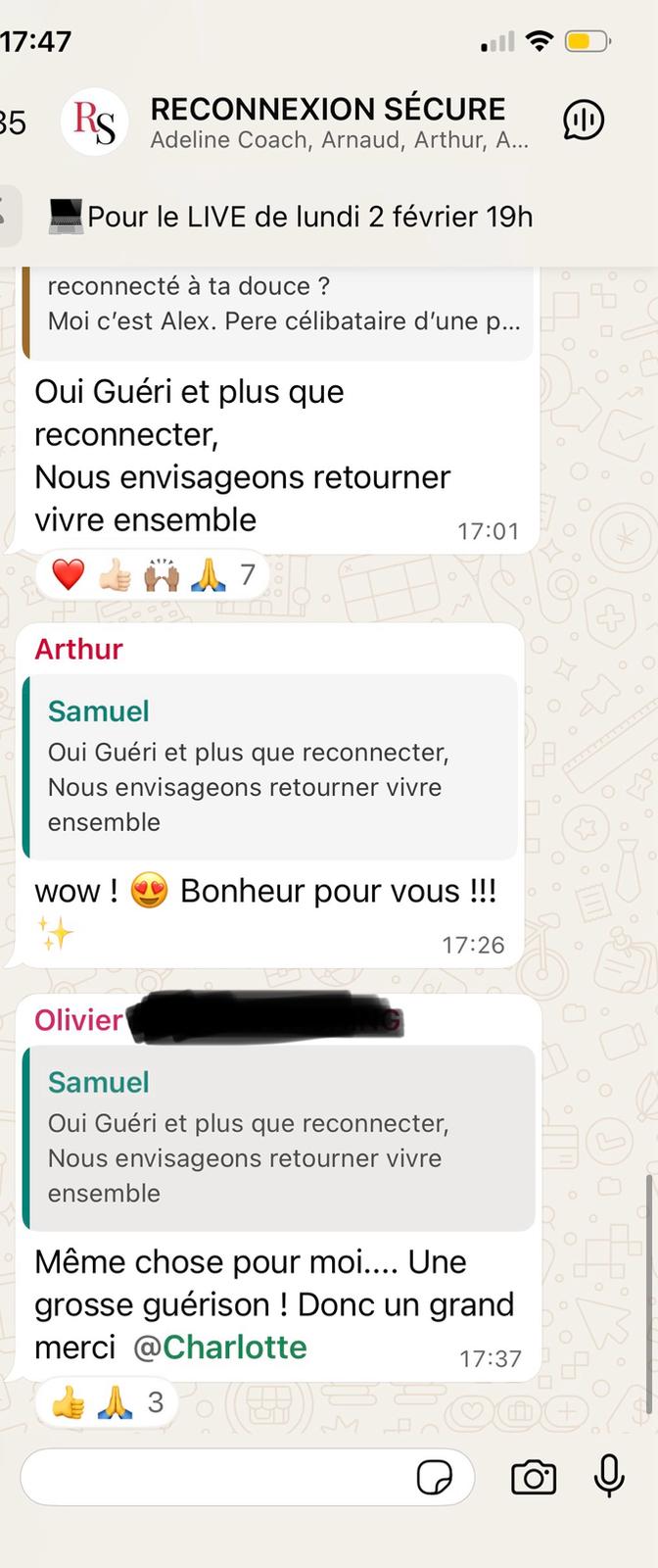 Témoignage client