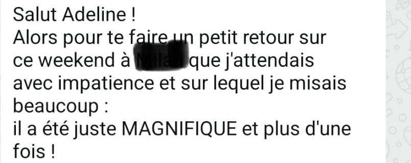 Témoignage client