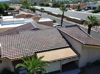 Tile roof project