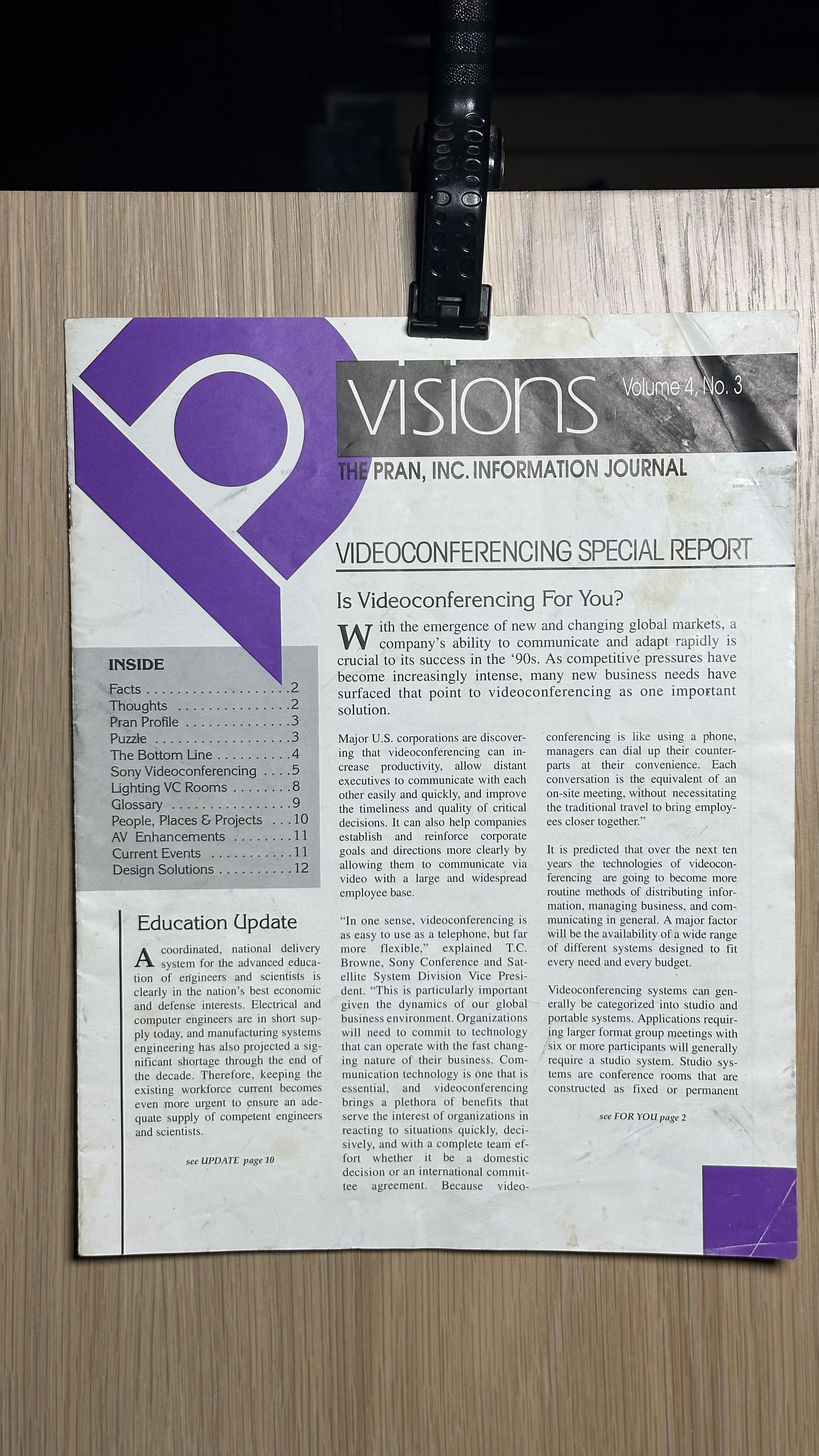 PRAN, Inc. Archive Document 1