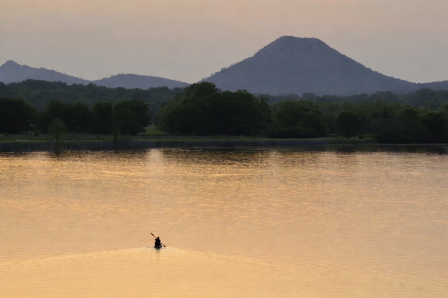 River view of Pinnacle Mountain Arkansas