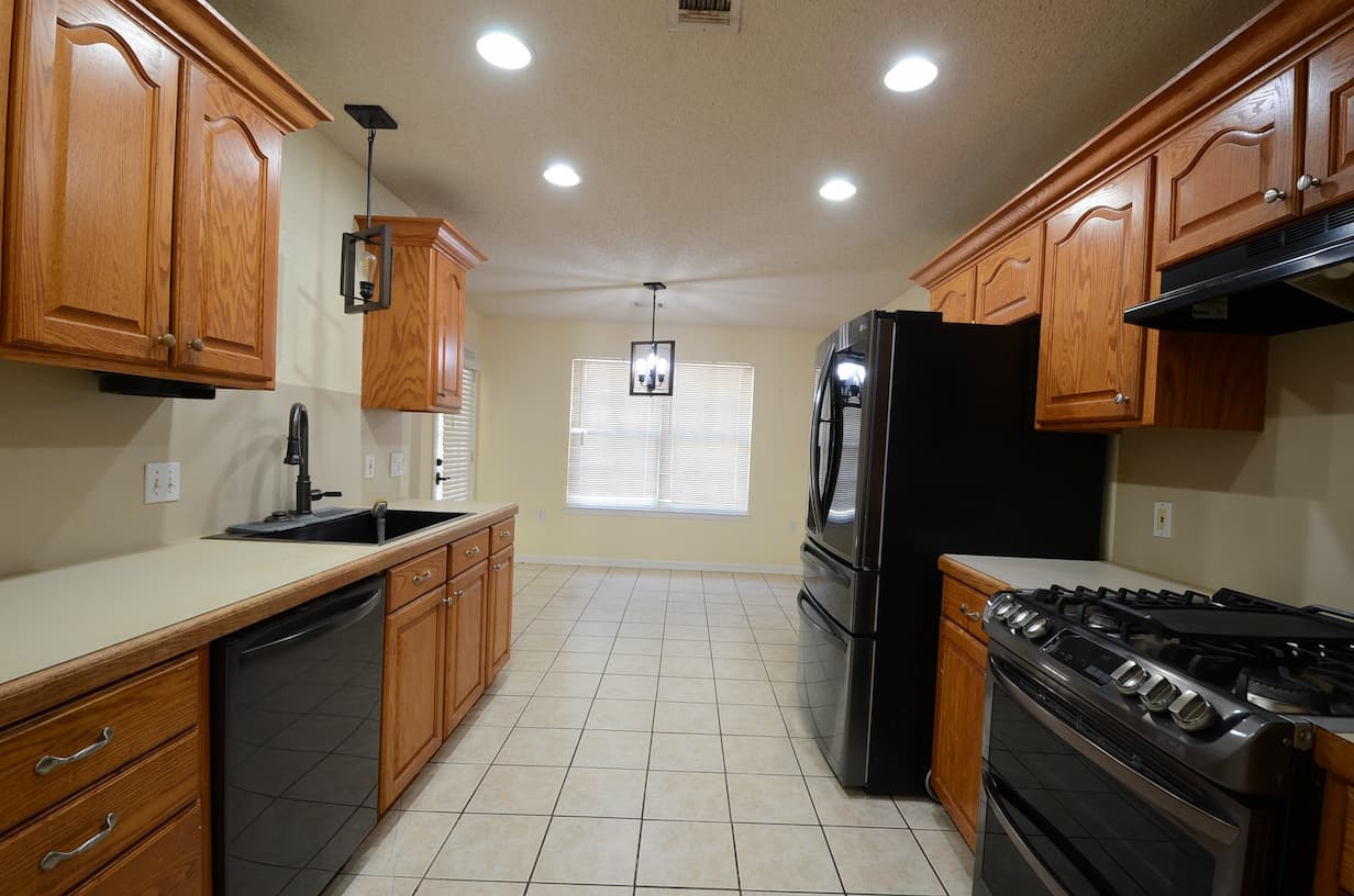 Kitchen and dining, second view