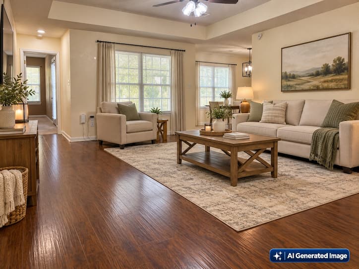 Living room at 19 Brenda Dr