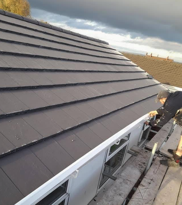 Roof work completed by D&N