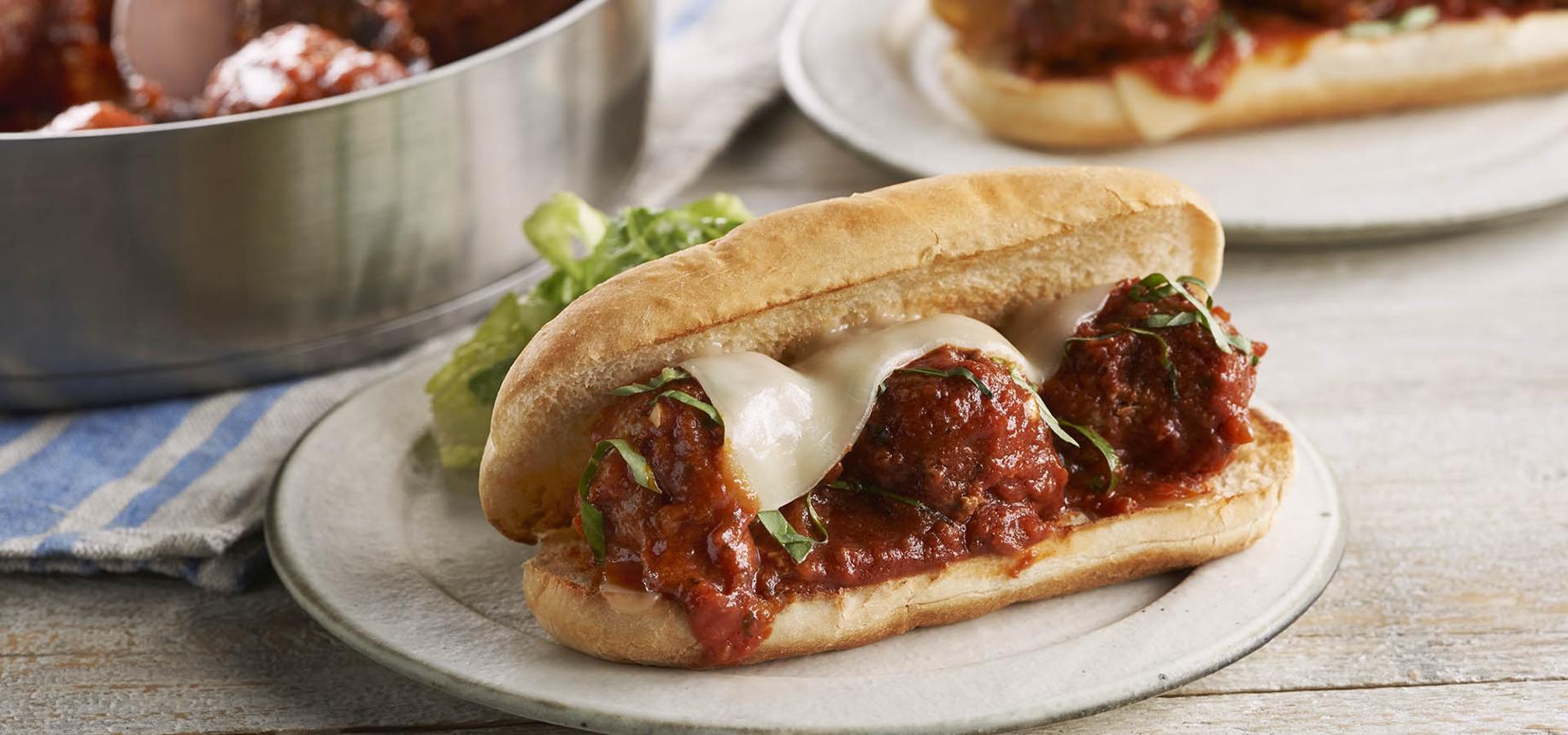 Pizza and Italian menu items at Pasta Party