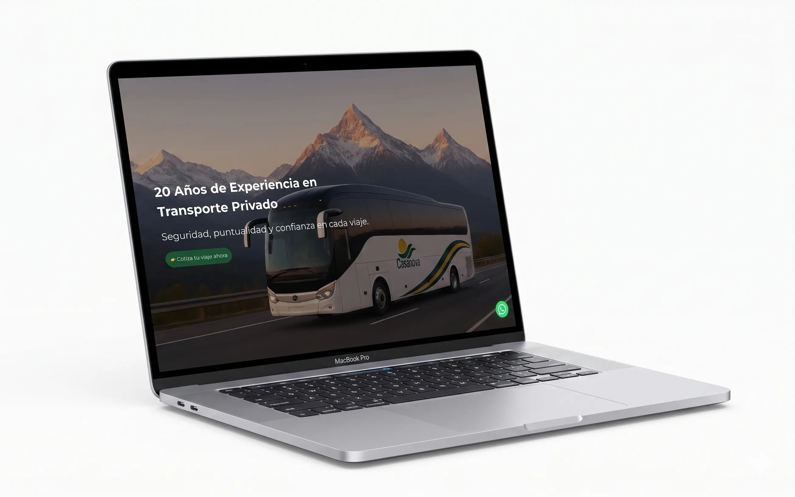 Web empresa de transporte