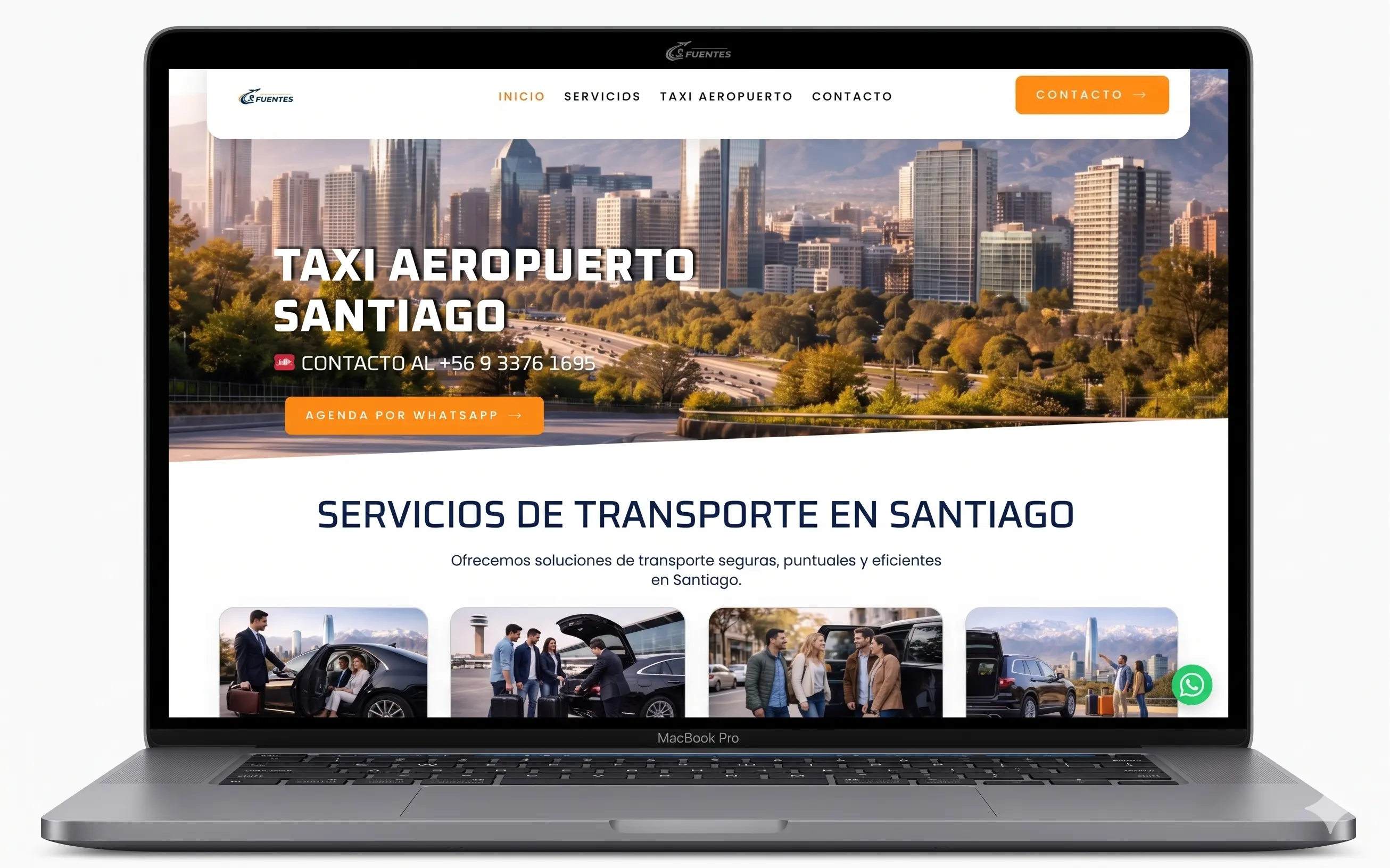 Web empresa de transporte