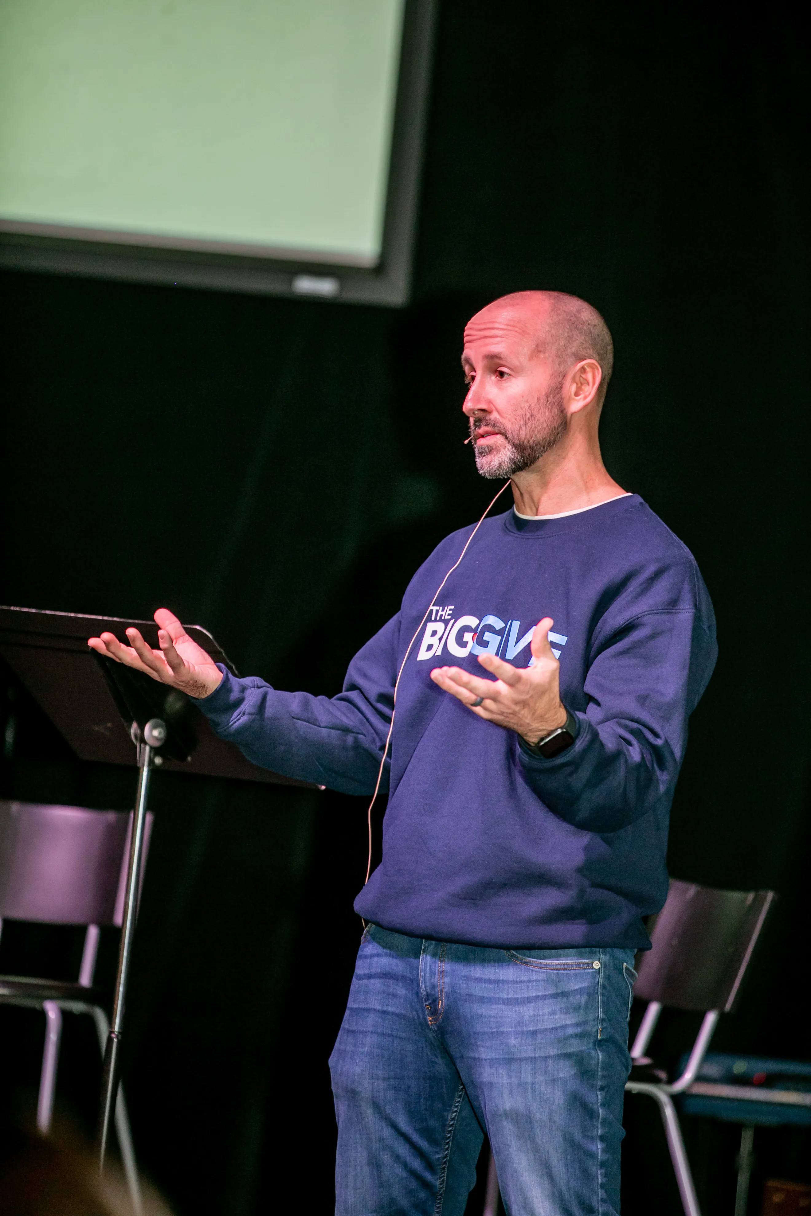 Rich teaching during a leadership event