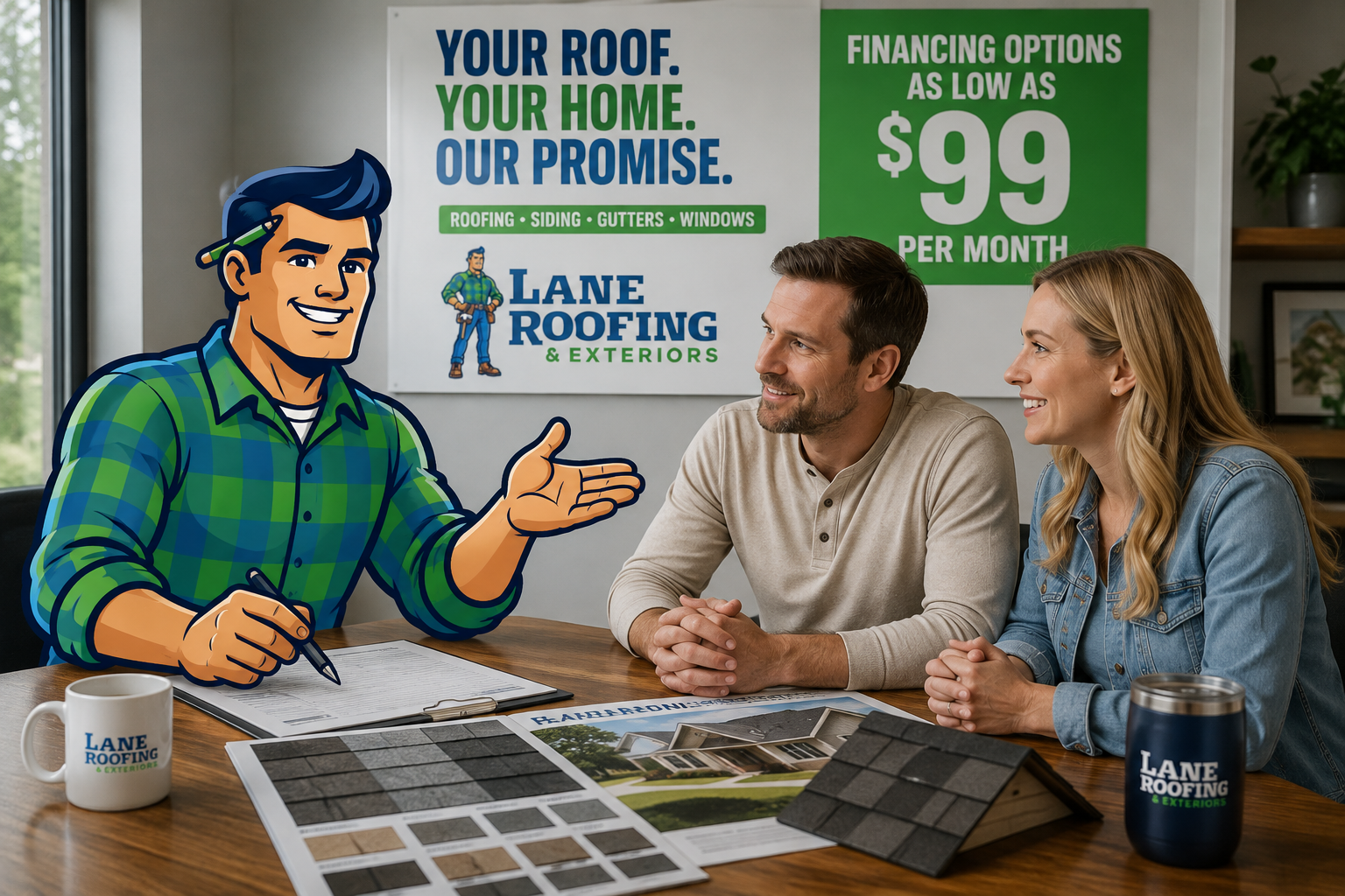 Financing options for roofing, gutters and siding
